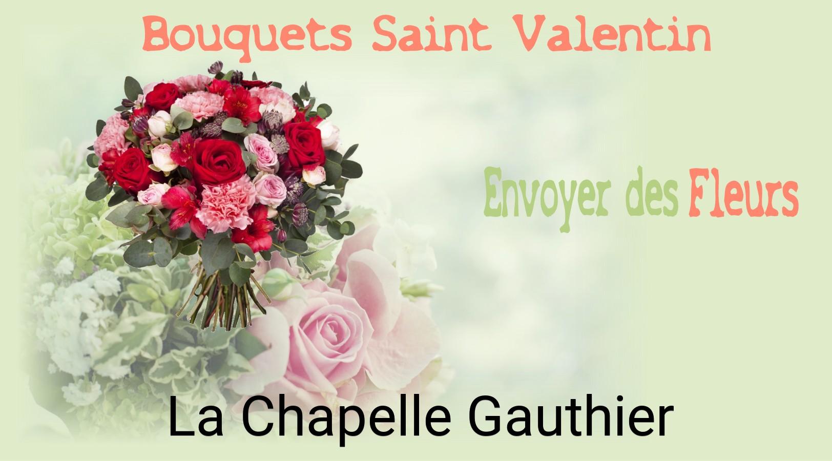 Roses de Saint-Valentin livrées à La Chapelle-Gauthier
